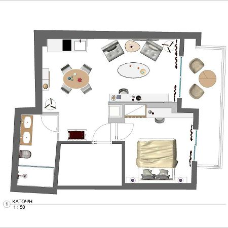 Sonia Center II Apartment Hersonissos  Bagian luar foto
